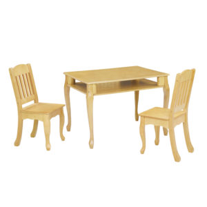 Windsor Rectangular Table and Chairs-Natural